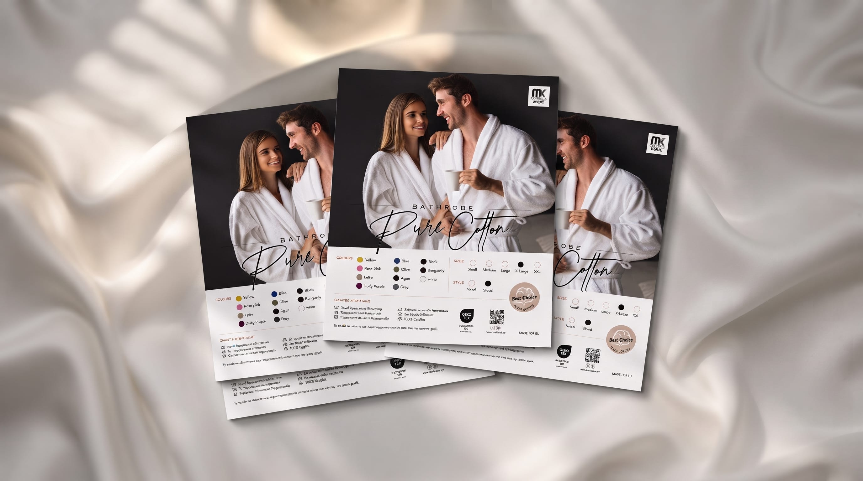 Pure Collection Bathrobe MK Home