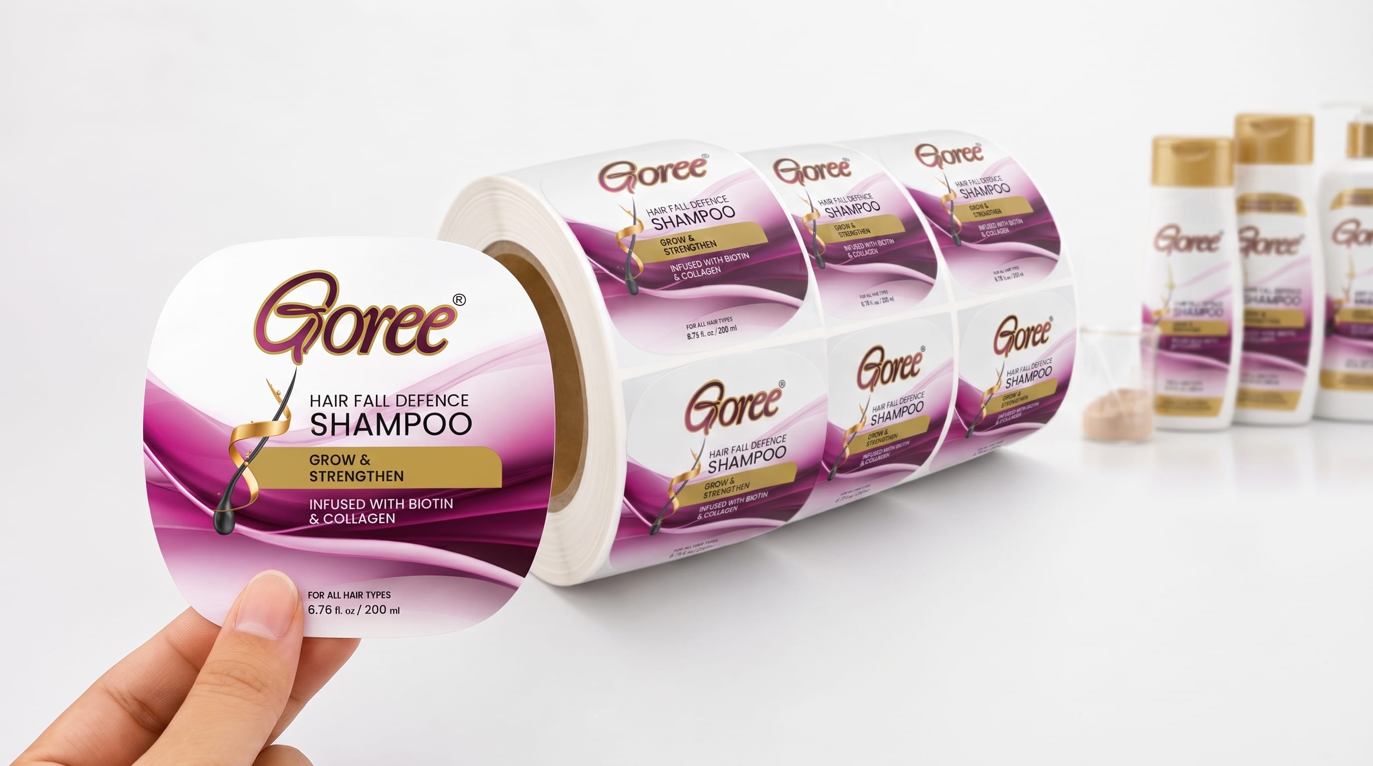 Shampoo Label Goree Cosmetics